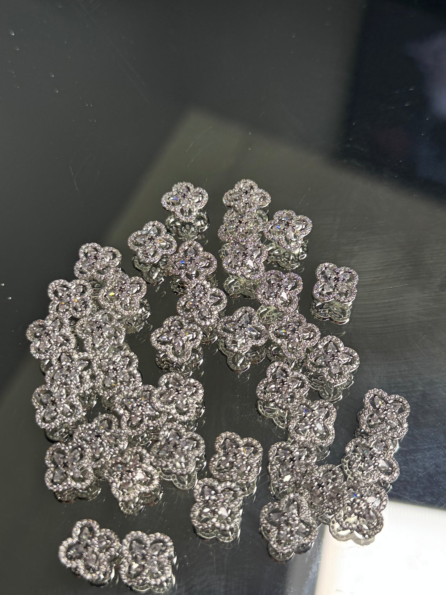 Silver 4 leaf