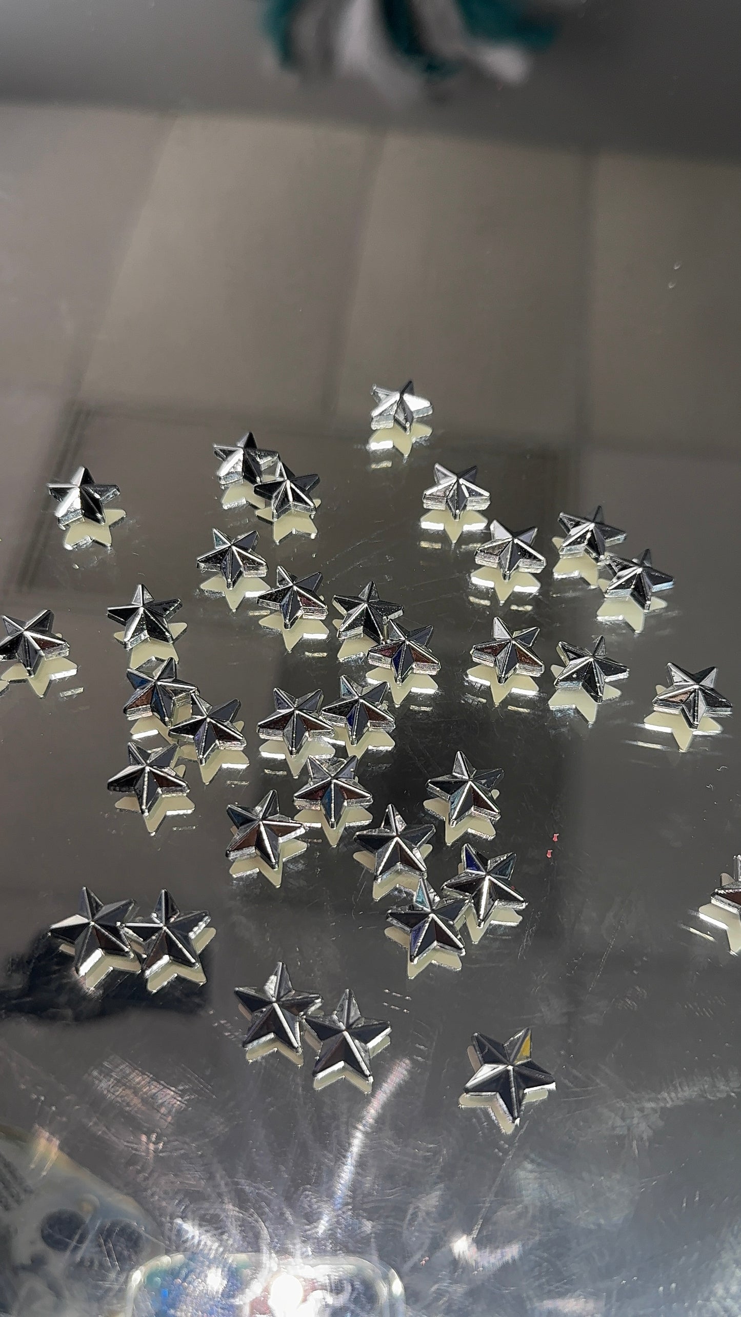 Mini silver stars