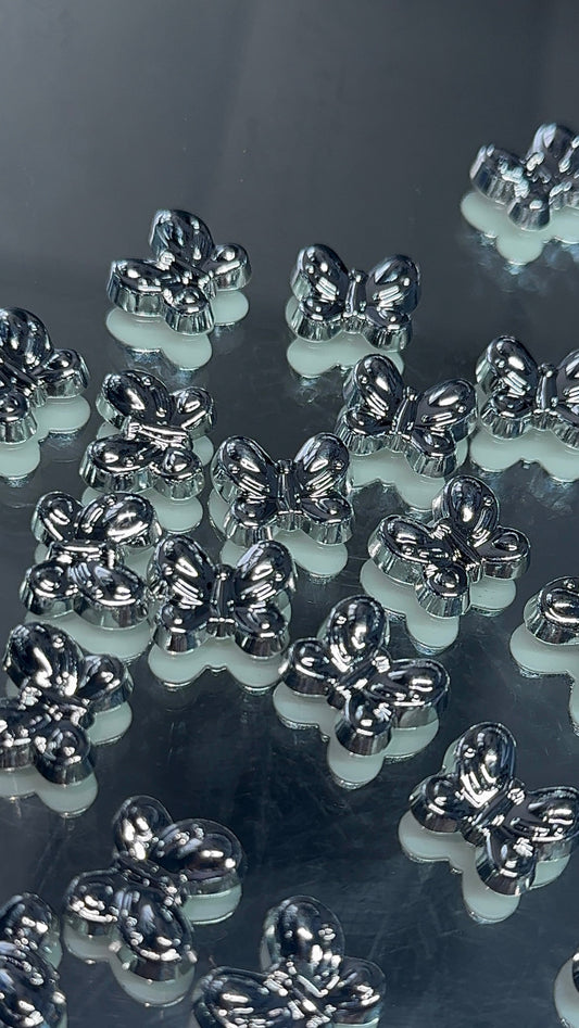 Silver butterflies